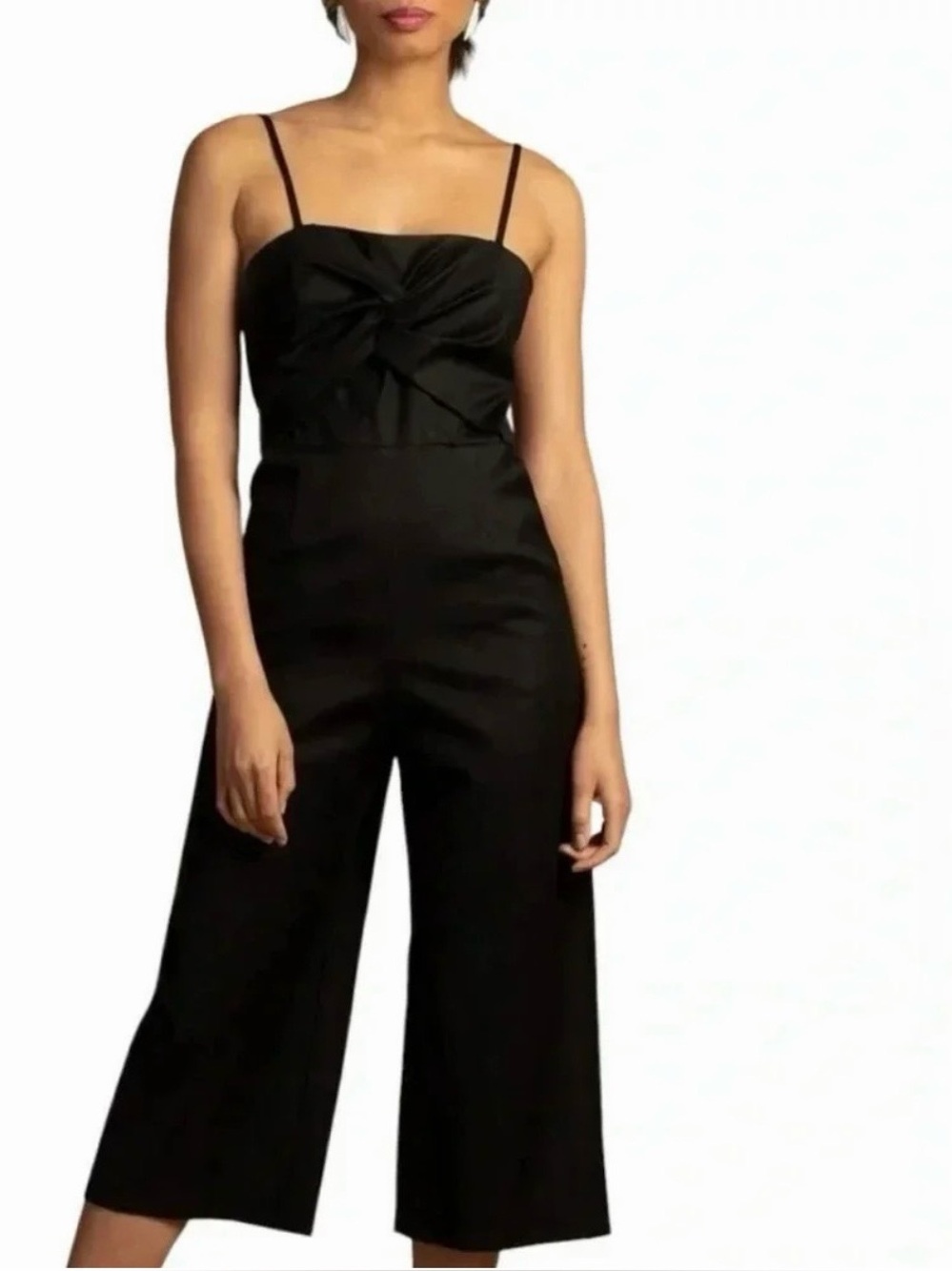 Trina Turk Black Balance Twist
Front Jumpsuit Size 6